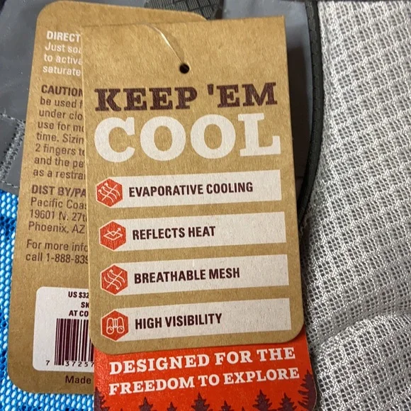 Arcadia Trail cooling vest for dogs. Hiking size Small NWT - Picture 5 of 12